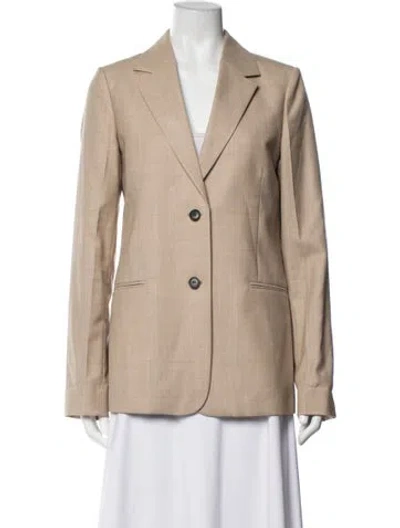 Pre-owned Victoria Beckham Wool Blazer In Brown