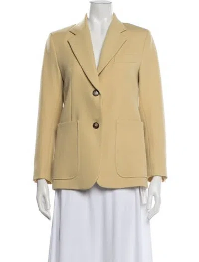 Pre-owned Victoria Beckham Wool Blazer In Neutral