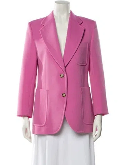 Pre-owned Victoria Beckham Wool Blazer In Pink
