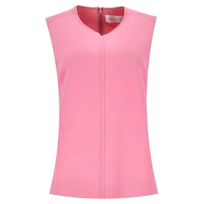 Pre-owned Victoria Beckham Wool Blend Top In Pink