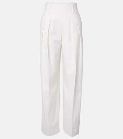 Victoria Beckham Wool-blend Wide-leg Pants