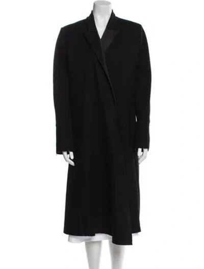 Pre-owned Victoria Beckham Wool Coat In Black