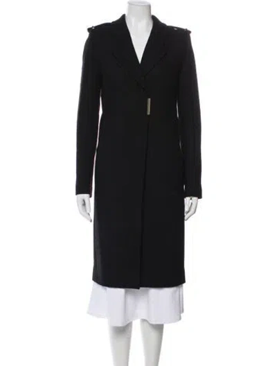 Pre-owned Victoria Beckham Wool Coat In Black