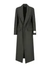 Victoria Beckham Wool Coat In Green