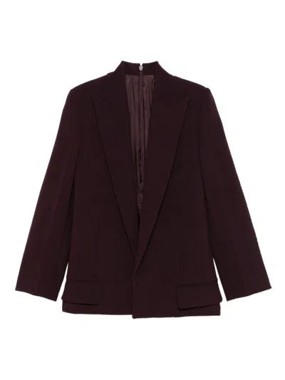 VICTORIA BECKHAM WOOL CRÊPE JACKET