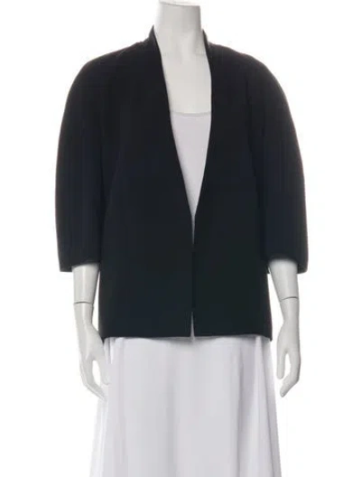 Pre-owned Victoria Beckham Wool Jacket In Black