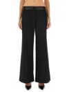 Victoria Beckham Side Panel Wool-blend Wide-leg Pants