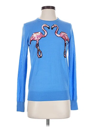 Pre-owned Victoria Beckham Wool Pullover Sweater In Blue