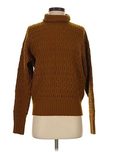 Pre-owned Victoria Beckham Wool Pullover Sweater In Brown