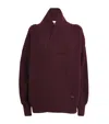 VICTORIA BECKHAM WOOL SHAWL-NECK SWEATER