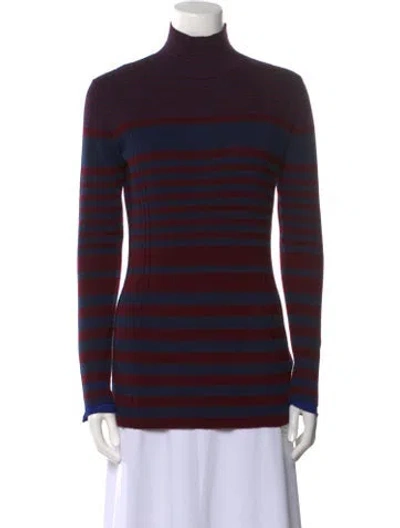 Pre-owned Victoria Beckham Wool Striped Sweater In Multi
