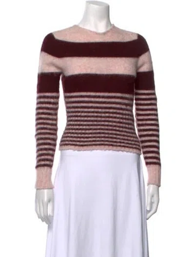 Pre-owned Victoria Beckham Wool Striped Sweater In Multicolor