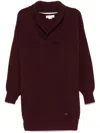 Victoria Beckham Wool Sweater In Red