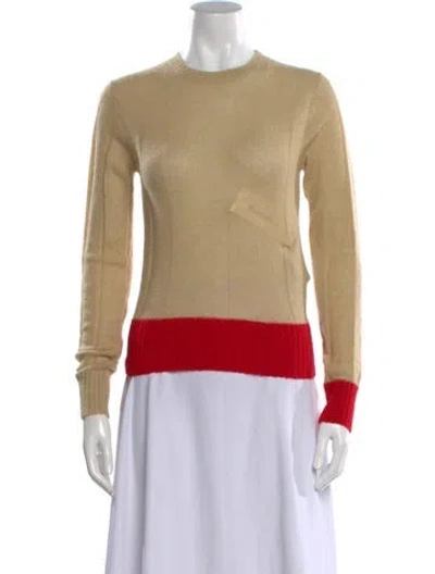 Pre-owned Victoria Beckham Wool Tie-dye Print Sweater In Neutral