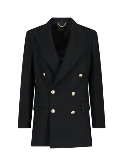 Victoria Beckham Wool-blend Tailored Jacket In Multi