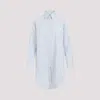 Victoria Beckham Yellow Chamomile Organic Cotton Wrap Front Blouse In Chamomile