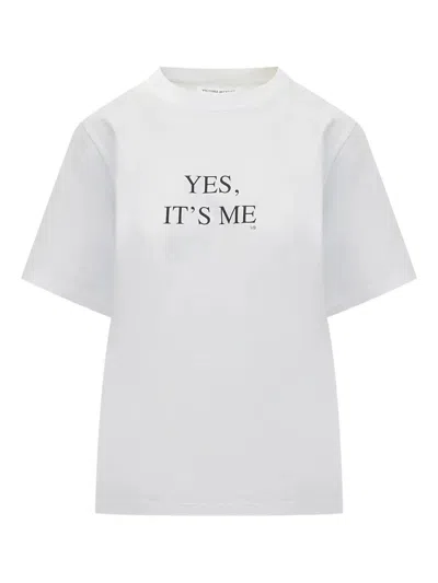 Victoria Beckham Yes It's Me Tee In White