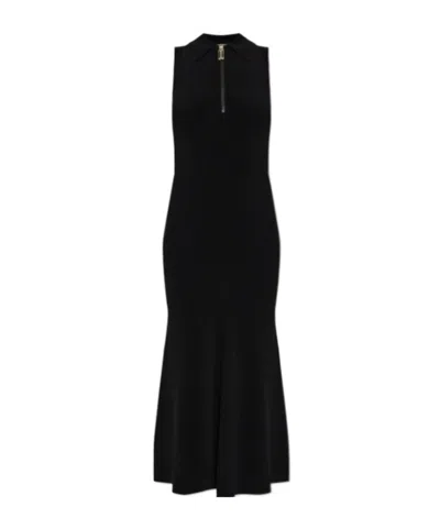 VICTORIA BECKHAM ZIP-FASTENING MIDI DRESS
