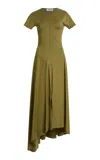 Victoria Beckham Zipped Front Midi Dress