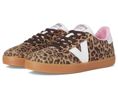 Victoria Berlin Leopard Suede In Brown
