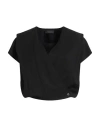 Victoria C. Woman Jacket Black Size 8 Viscose In Black