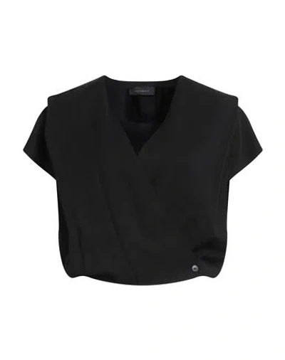 Victoria C. Woman Jacket Black Size 8 Viscose