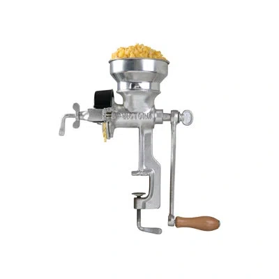 Victoria Cast Iron Low Hopper Grain Grinder With Clamp