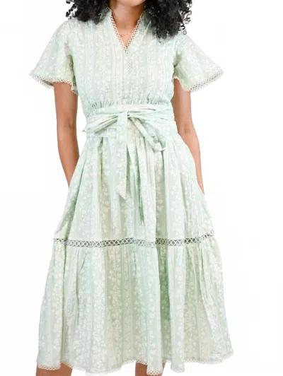 Victoria Dunn Brynley Lush Meadow Dress In Green