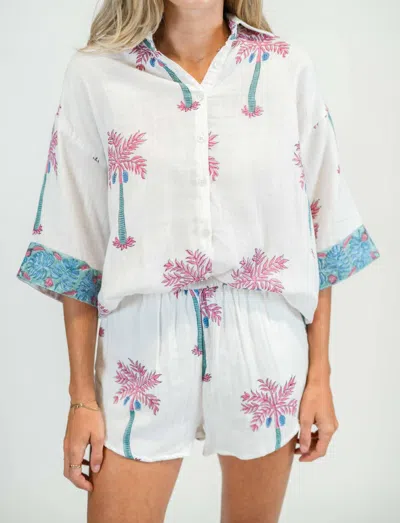 Victoria Dunn Emory Blouse In Island Paradise