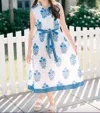 Victoria Dunn Folly Maxi Dress In Royal In Multi