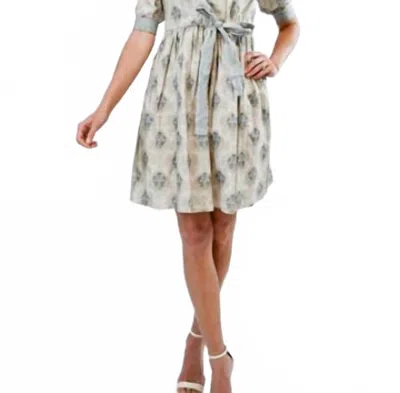 Victoria Dunn Kerra Dress In Gilded Blooms In Multi