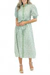Victoria Dunn Kiawah Midi Dress In Mint Julep