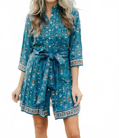 Victoria Dunn Naomi Dress In Wedgewood In Blue
