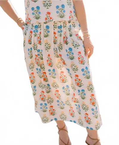 Victoria Dunn Sadie Maxi Skirt In Flourish In Multi
