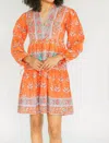 Victoria Dunn Santorini Dress In Stardust In Orange