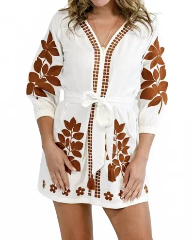 Victoria Dunn Women's Calliope Mini Dress In White