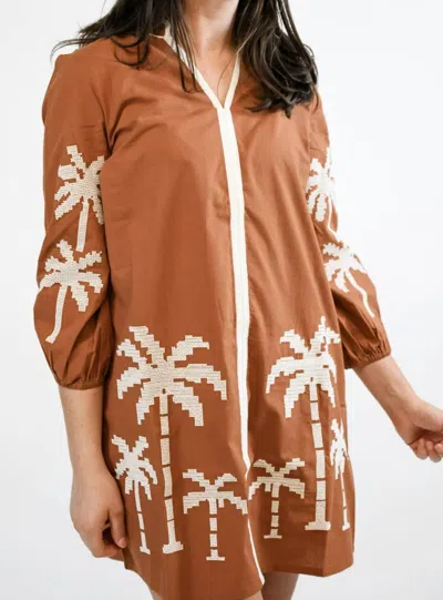 Victoria Dunn Women's Presley Dress In Burnt Clay In Brown