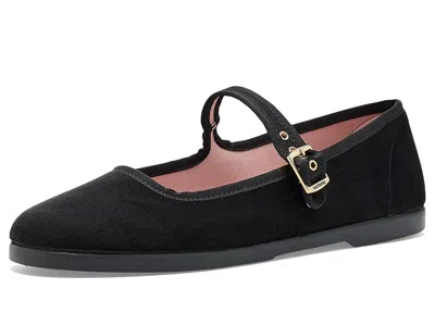 Victoria Gong - Fu Bailarina Velvet Women's Shoes Negro: Eu 40 (us Women's 9) Medium, Polyester In Black