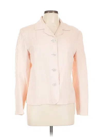 Pre-owned Victoria Holley Blazer Jacket In White