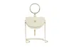 Victoria Hyde London Vintage Half-moon Bag Single-shoulder/crossbody/handheld Dumpling Bag In Beige