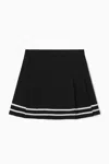 Victoria Paulsen Women's Black / White Jodie Stripe Skort - Black & White In Black