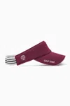 Victoria Paulsen Women's Golf Babe Visor - Dark Red In Red