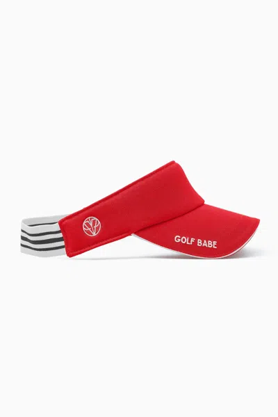 Victoria Paulsen Women's Golf Babe Visor - Red