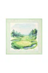 Victoria Paulsen Women's Golf Silk Scarf / Green In Green
