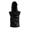 Victoria Rainer Women's Black Draped Hooded Top In Black