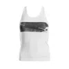 Victoria Rainer Women's White Slim Fit Tank Top In White