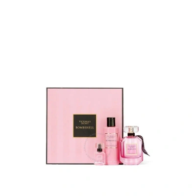 Victoria Secret Ladies Bombshell Gift Set Fragrances 667557423296 In Red