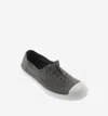 Victoria Shoes Women's 1915 English Washed Canvas Toecap Shoe In Plomo In Multi