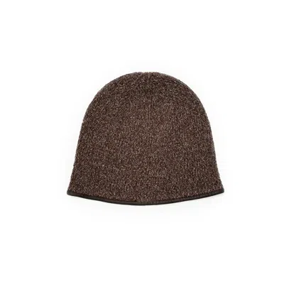 Victoria Slavinskaia Women's Brown Japanese Silk Beanie