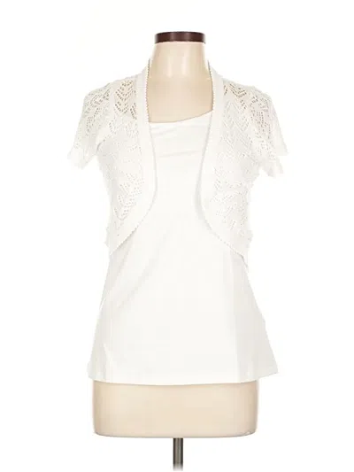 Pre-owned Victoria Sleeveless T-shirt In White